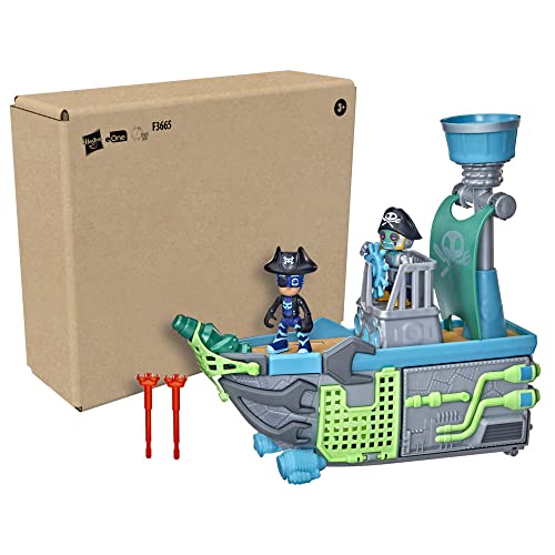 PJMASKS PJ Masks Sky Pirate Battleship Preschool Toy Vehicle Playset with 2 Action Figures Projectile Launchers and More for Ages 3 and Up - Image 5
