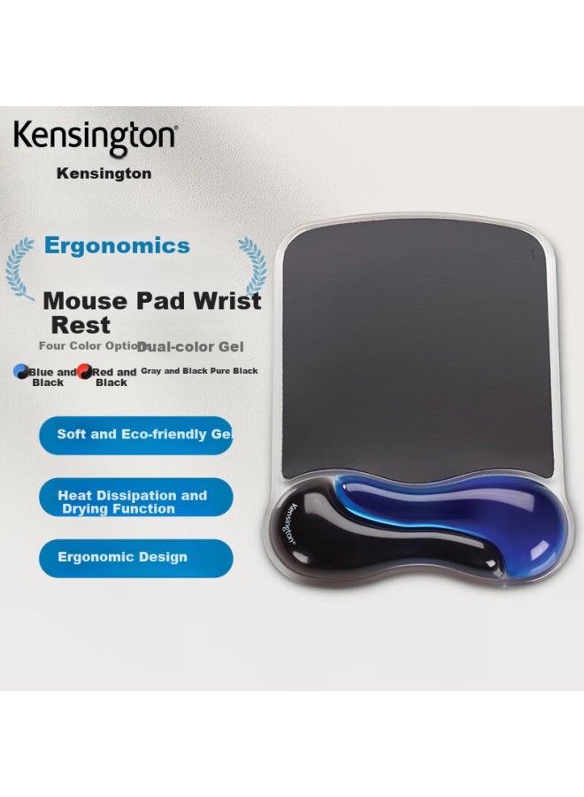 Kensington Gel Mouse Pad With Wrist Rest, Non-slip Mouse Pad With Wrist Support For Home Office Gaming, Mouse Wrist Rest K62401 - Image 1