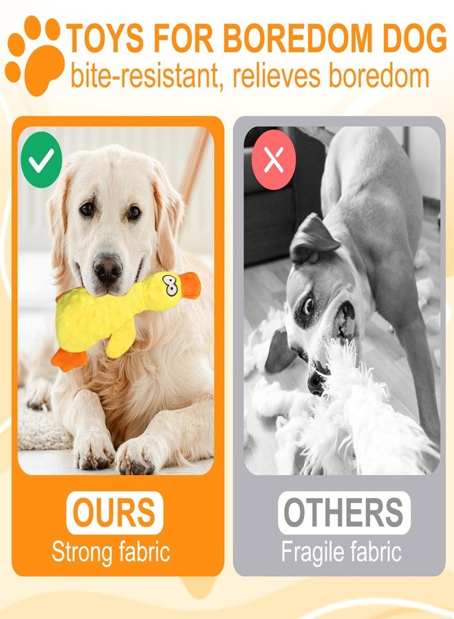 Vingtank Calming Duck Toy for Dogs, 2025 New Yellow Duck Dog Toy, Quacking Ducks Toy for Dog Durable Emotional Support Plush Toys for Indoor Dogs - Image 4