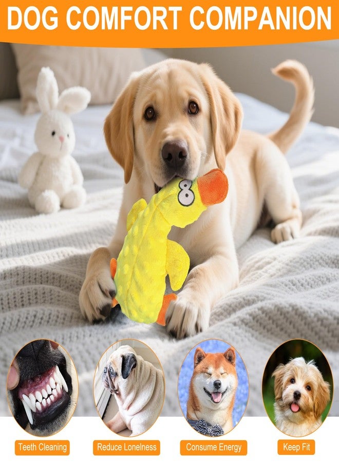 Vingtank Calming Duck Toy for Dogs, 2025 New Yellow Duck Dog Toy, Quacking Ducks Toy for Dog Durable Emotional Support Plush Toys for Indoor Dogs - Image 3