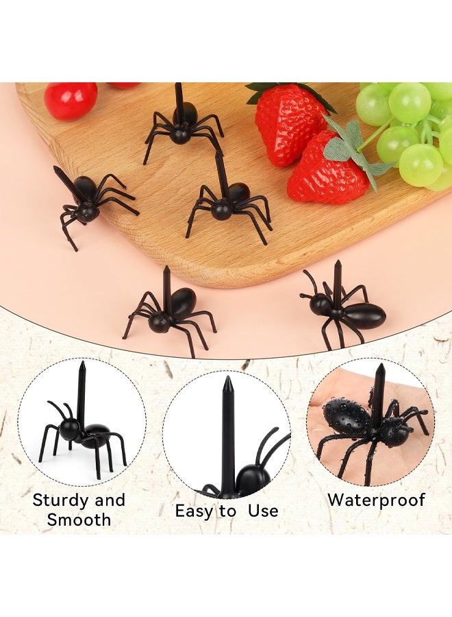 24 Pcs Ant Toothpicks, Ants Fruit Dessert Appetizer Fork, Reusable Ant Food Pick for Cake Snack Dessert Fruit Platter, Kitchen Birthday Party Baby Shower Wedding - Image 5