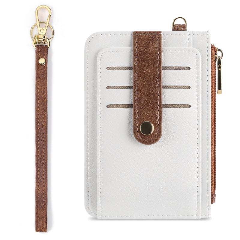 Women's Large Capacity Card Holder with RFID Blocking and Zipper (5412) - Image 1