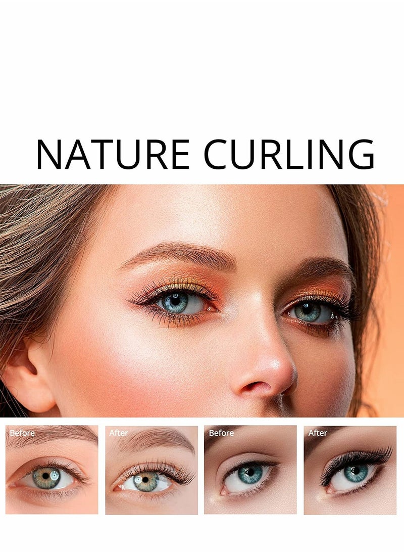 SYOSI - Heated Eyelash Curlers Cat Claw shaped Used for Eyelash Shaping and Curling USB Charging Convenient to Carry Pink Cute for Girls - Image 1