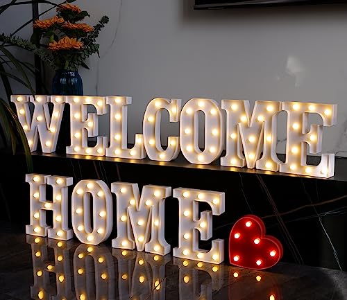 DyingSwan Small Led Marquee Letters, Light Up Letters, 8.58 Inch Led Letter Lights, Battery Powered Lighted Sign for Table, Party, Birthday, Christmas Decor (Letter E) - Image 5
