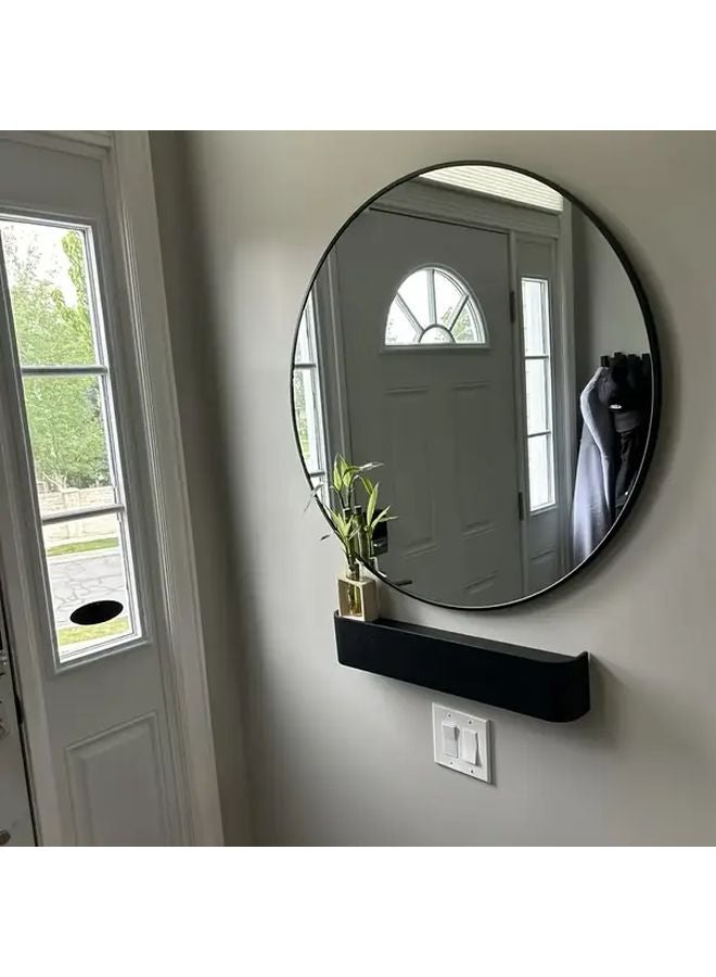 Modern Minimalist Black Wooden Wall Hook Invisible Design Space Saving Storage - Image 5