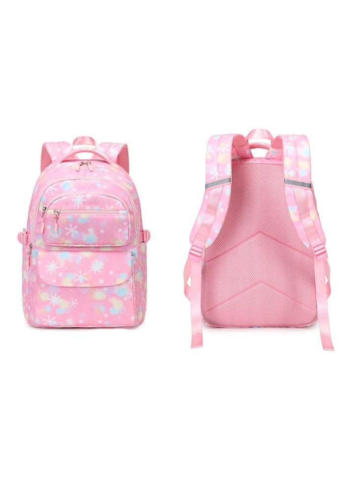 SKT Shiketro Two-Piece Student Schoolbag Outdoor Printed Waterproof Backpack - Image 2