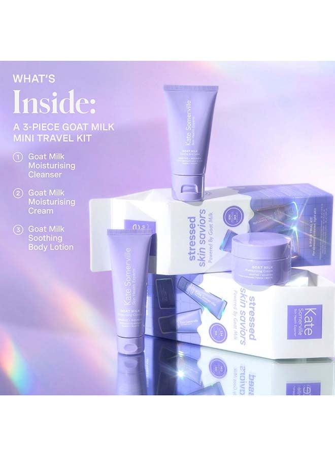 Kate Somerville Stressed Skin Saviors Kit | 3-Step Calming Skincare Set with Soothing Serum, Redness-Reducing Cream & Hydrating Mask | Restores Sensitive, Irritated, Overworked Skin - Image 3