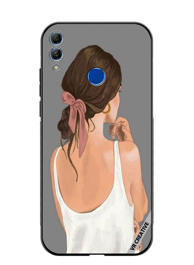 VR CREATIVE Protective Case Cover For Honor 10 Lite Girl Design Multicolour