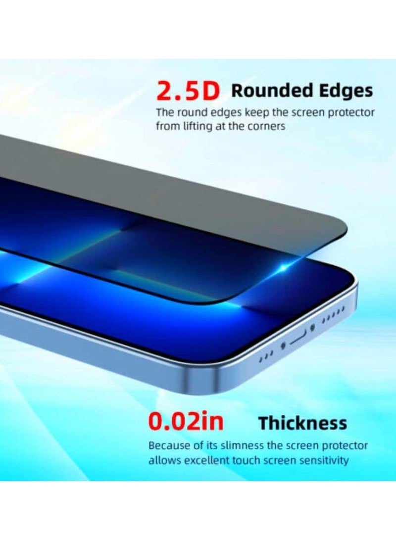 SHOPI iPhone 14 Pro Max Privacy Screen Protector, Premium iPhone Tempered Glass Protector 30° Privacy Protection, Anti-Scratch, Bubble Free, 9H Hardness, Scratch Resistant - iPhone Protectors - Image 5