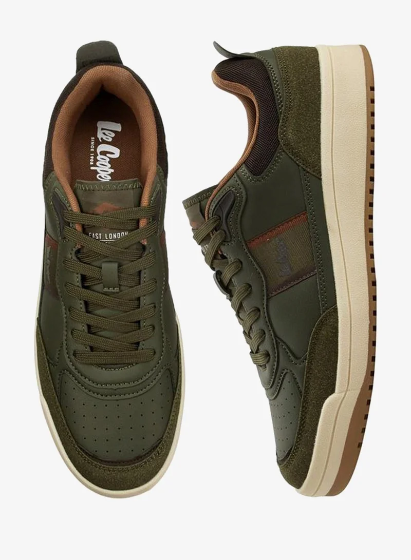 Lee Cooper OLIVE Men Lace-Up Ankle Sneakers for Men | Best Price UAE