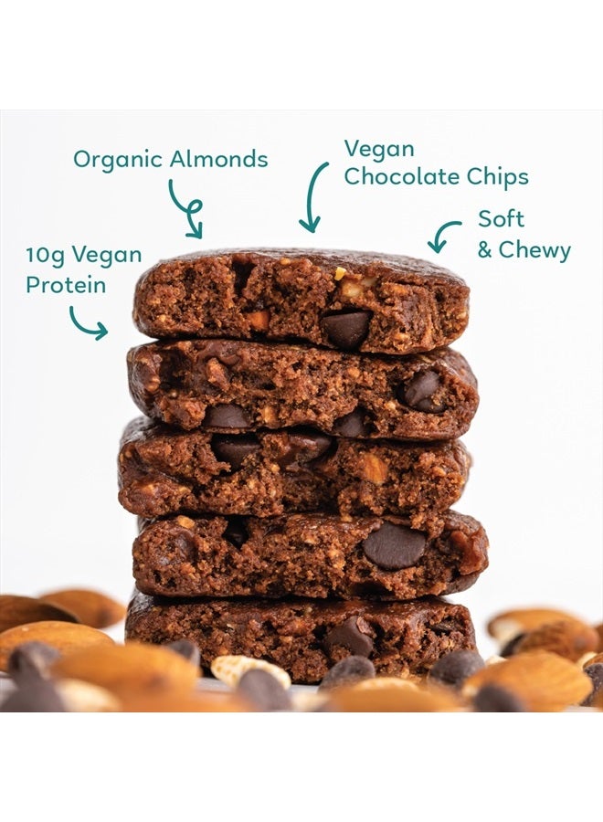 GoMacro MacroBar Organic Vegan Protein Bars - Dark Chocolate + Almonds (2.3 Ounce Bars, 12 Count) - Image 2