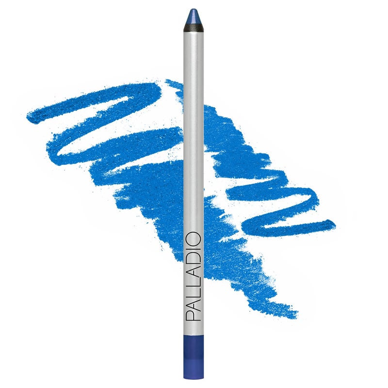 Palladio Precision Eyeliner Silicone Based Rich Pigment Gentle Application Dramatic Smoky Effect to Soft Everyday Wear Sensitive Eyelids Sets Itself Can be Sharpened Electric Blue - Image 2