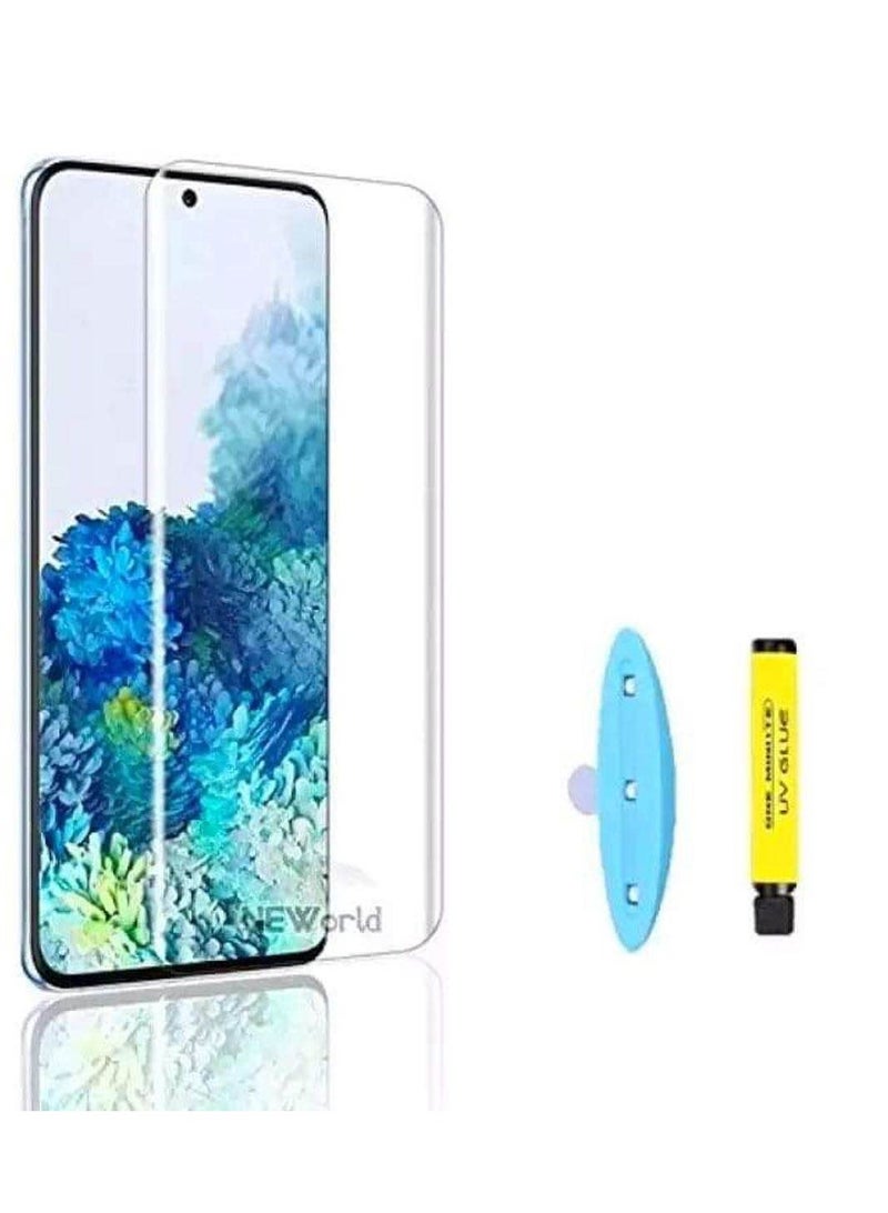 For Infinix Hot 50 Pro Plus One minute UV Light Adhesive Tempered Glass Screen Protector - Image 2