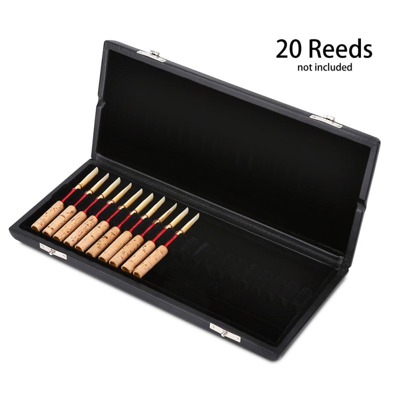 Oboe Reed Case High Quality Wooden Reed Storage Box - Solid Durable Wood With Soft Fabric Slot For Safe Reed Protection - Compact Breathable Reed Holder For Musicians - Image 2