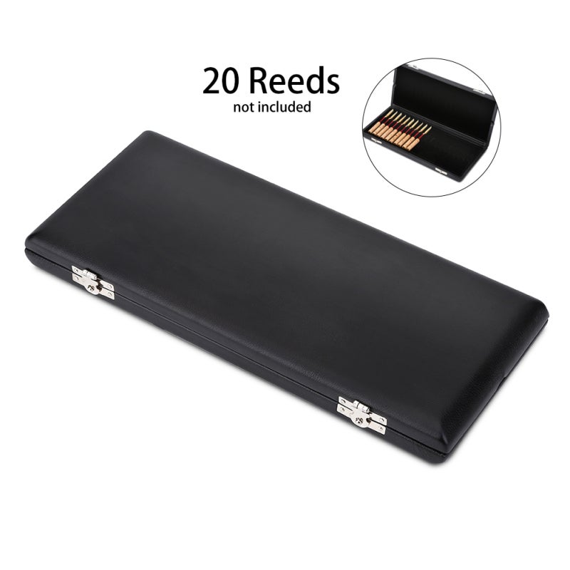 Oboe Reed Case High Quality Wooden Reed Storage Box - Solid Durable Wood With Soft Fabric Slot For Safe Reed Protection - Compact Breathable Reed Holder For Musicians - Image 1
