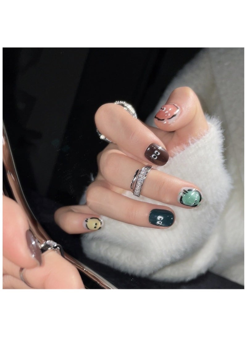 Binzo Beauty Handmade Press On Nails, 10pcs, Nails Art , Acrylic Nails, False Nails, Luxury Collection, Luxury Nails Arts, New Accessories， Wedding Nails，Party Nails. - Image 3