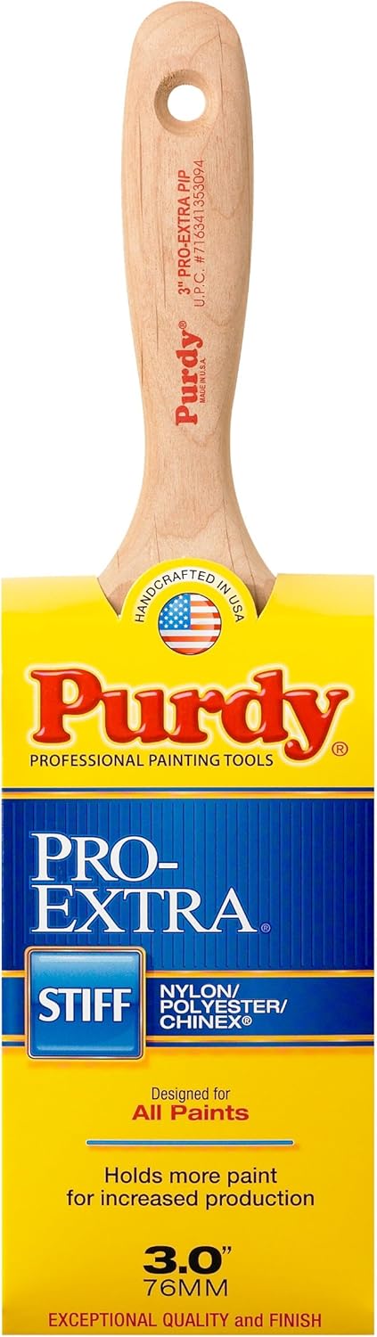 Purdy 144324730 ProExtra Series Pip EnamelWall Paint Brush 3 inch - Image 1