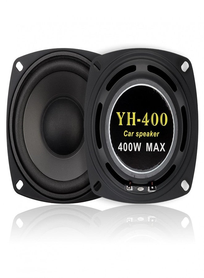 DriSentri 2 Pieces 4 Inch 2-Way Car HiFi Coaxial Speaker Vehicle Door Auto Audio Music Stereo Full Range Frequency Speakers - Image 1