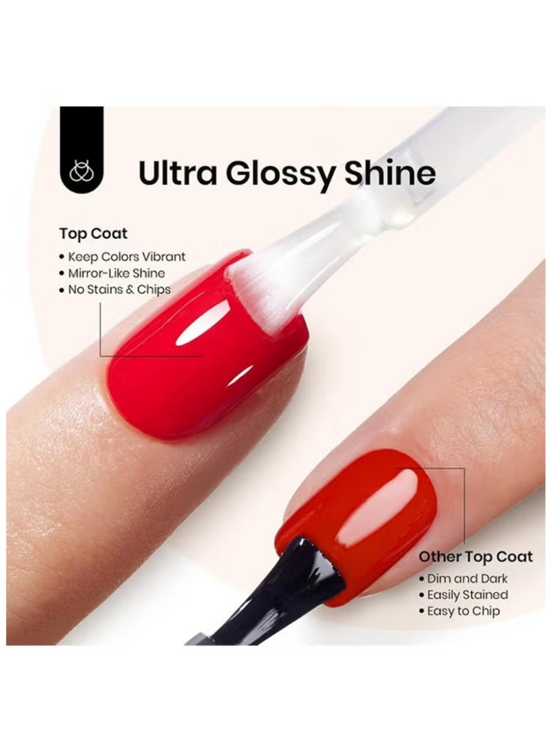 Gelish No-Wipe Base & Top Coat Set for UV LED Gel Nails – Long-Lasting Shine - Image 3