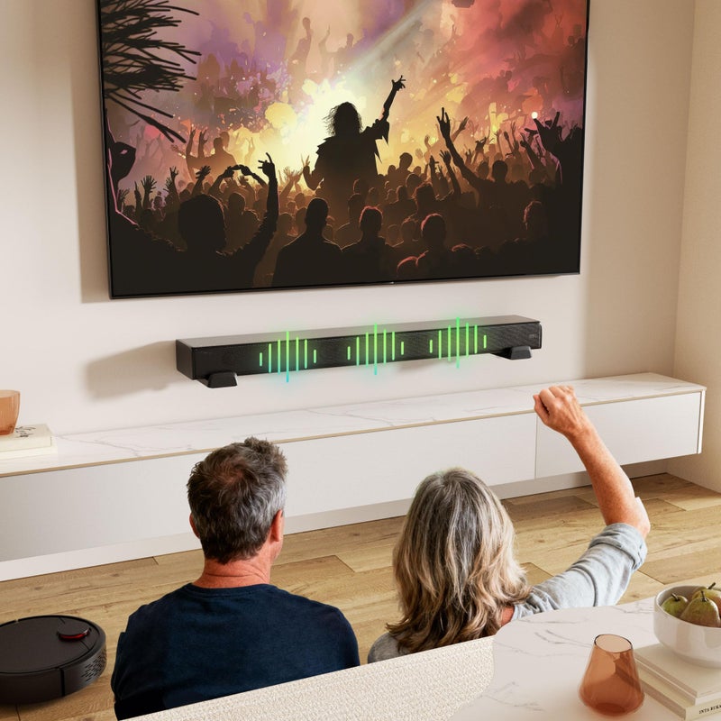 ELETIUO Soundbar Wall Mount Bracket,Depth Adjustable 3.8-6.5 inch,Universal Sound Bar Mount Under TV for Samsung, Sony, LG, Vizio, Bose, JBL, Sonos, Holds up to 50 lbs,Black - Image 3