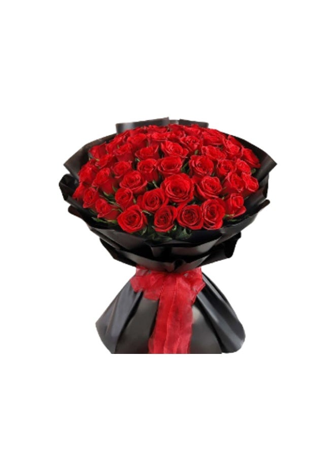 Generic 50 Red Roses Signature Bouquet 