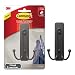 Command Large Wall Hooks Damage Free Hanging Wall Hooks with Adhesive Strips No Tools Double Wall Hooks for Hanging Decorations in Living Spaces 1 Black Colored Hook and 1 Strip - Image 2