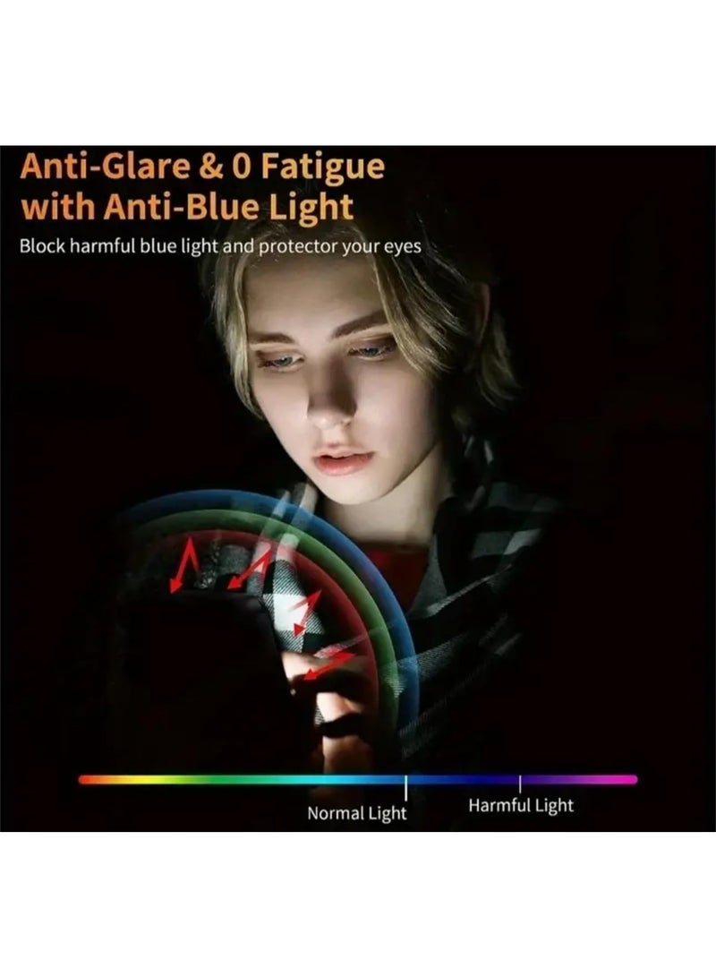 📱 واقي شاشة الخصوصية لآيفون 17 برو ماكس (6.9 بوصة) – قطعة واحدة، زجاج مقوى 9H مع أداة تركيب تلقائي، مضاد للتجسس، مضاد للبصمات، متوافق مع الأغطية - Image 3