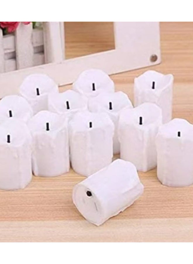 24 Pieces - LED Tea Light Candles | Flameless & Smokeless - Image 1