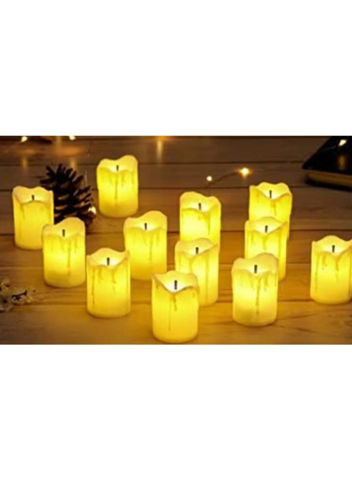 24 Pieces - LED Tea Light Candles | Flameless & Smokeless - Image 4