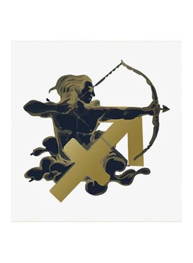 RYN Sagittarius Sign MDF Wall Art Green/Black - Image 1