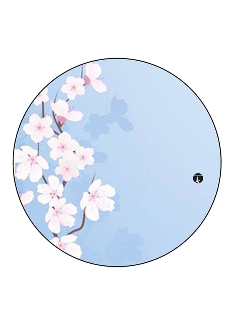 Flowers Printed Mouse Pad Multicolour