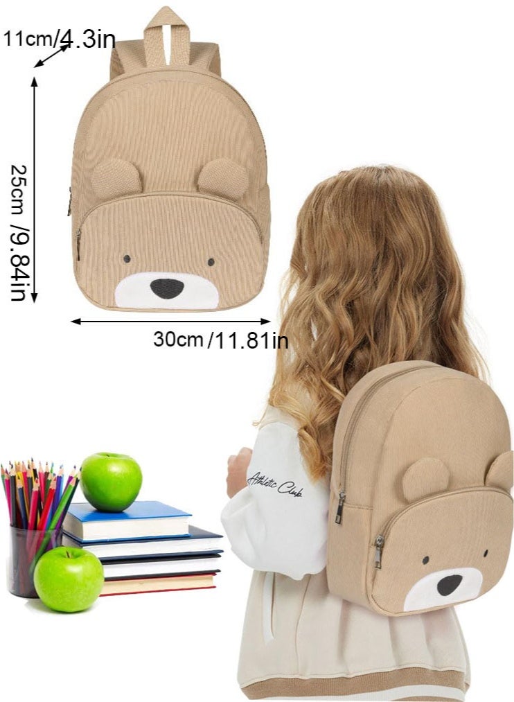 الوجبة حقيبة ظهر للأطفال، حقيبة ظهر للأطفال الصغار، حقائب مدرسية للأطفال، حقيبة ظهر مدرسية برسومات كرتونية للأطفال الصغار، حقيبة ظهر صغيرة لمرحلة ما قبل المدرسة ورياض الأطفال والمرحلة الابتدائية، حقيبة ظهر قابلة للتعديل للأولاد والبنات الصغار، حقيبة ظهر من قماش الكوردروي للأطفال للمدرسة، رحلات نهاية الأسبوع، ركوب الدراجات، التخييم - Image 2