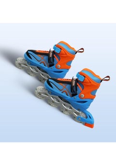 ENDLESS  EL1027 Inline Adjustable Skates Medium Size 34 EUR (UK 1.5) - 38 EUR (UK 5) for 6 to 12 Years | Aluminium Chassis and 70 mm PU Wheels | All Wheels Flash, ABEC 7 Bearings  - Image 2