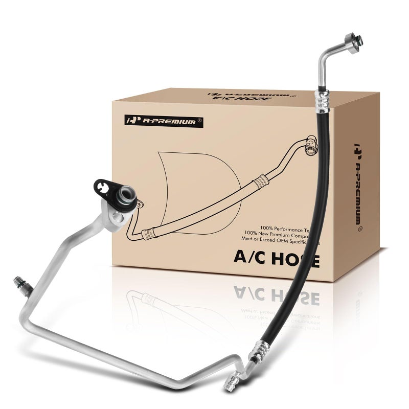 APremium AC Discharge Line Hose Assembly Compatible with Jeep TJ Wrangler 20032006 L6 40L Compressor to Condenser