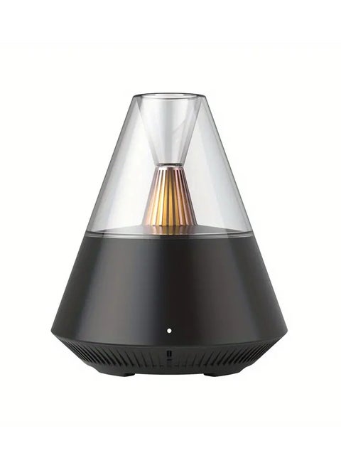 Mini Air Humidifier with LED Light and Essential Oil Aroma Diffuser - Ultrasonic Atomizing Diffuser for Bedroom, Office, Classroom - Aesthetic Room Decor - Aromatherapy Humidifier with Remote Control