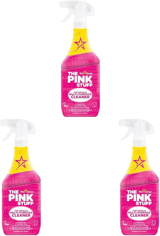 Stardrops The Pink Stuff Miracle Multi-Purpose Cleaner Spray, 30 fl oz – Now 20% More! Powerful All-Purpose Cleaning Solution for Kitchens, Bathrooms, Floors & More – Cuts Through Grease & Grime with Ease - Image 1