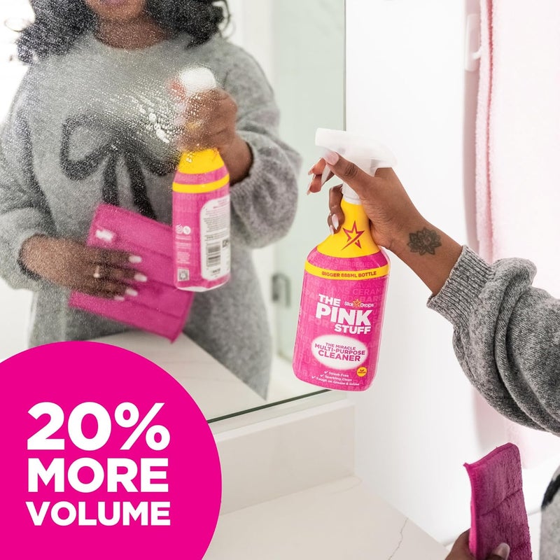 Stardrops The Pink Stuff Miracle Multi-Purpose Cleaner Spray, 30 fl oz – Now 20% More! Powerful All-Purpose Cleaning Solution for Kitchens, Bathrooms, Floors & More – Cuts Through Grease & Grime with Ease - Image 3