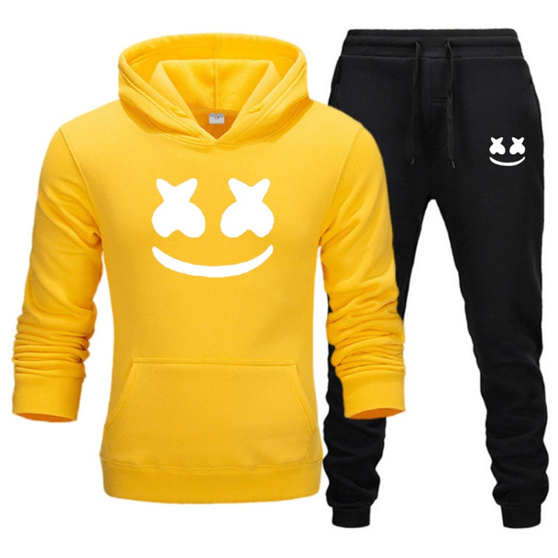 New Marshmello Smiley Fashion Hoodie Men And Women Casual Hoodie Suit - Image 1
