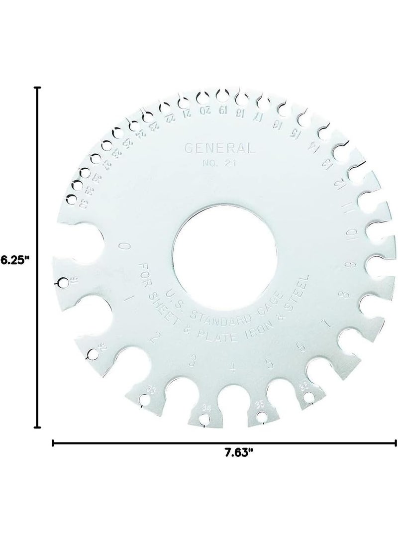 General Tools General Tools 21 US Standard Sheet Metal Round Gage  - Image 3