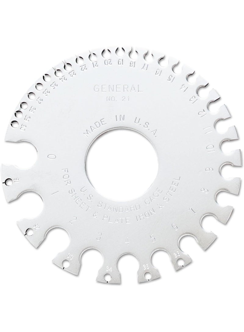 General Tools General Tools 21 US Standard Sheet Metal Round Gage  - Image 2