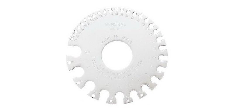 General Tools 21 US Standard Sheet Metal Round Gage - Image 1