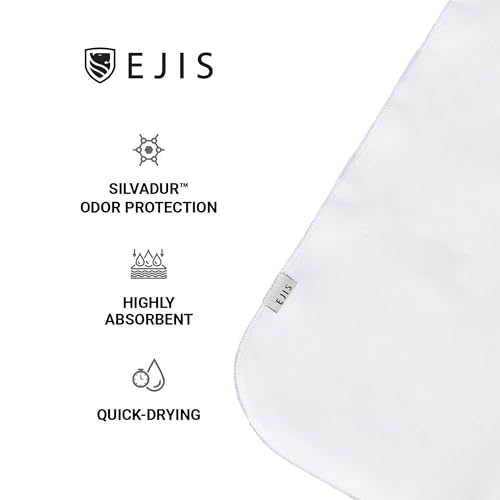 Ejis Sweat Rags for Men – Sweat Absorbing Handkerchiefs, Pocket-Size Small Gym Towels for Sweat, Ideal for Workouts, Travel, Sports & Daily Use - 12x12 (5 Pack) - Image 3