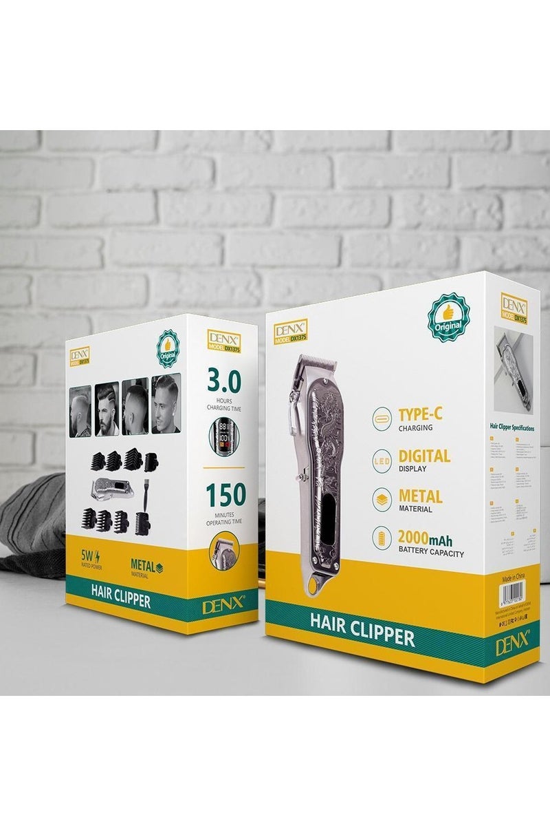 دينكس ماكينة قص شعر احترافية بتصميم معدني وشحن USB-C - Image 2