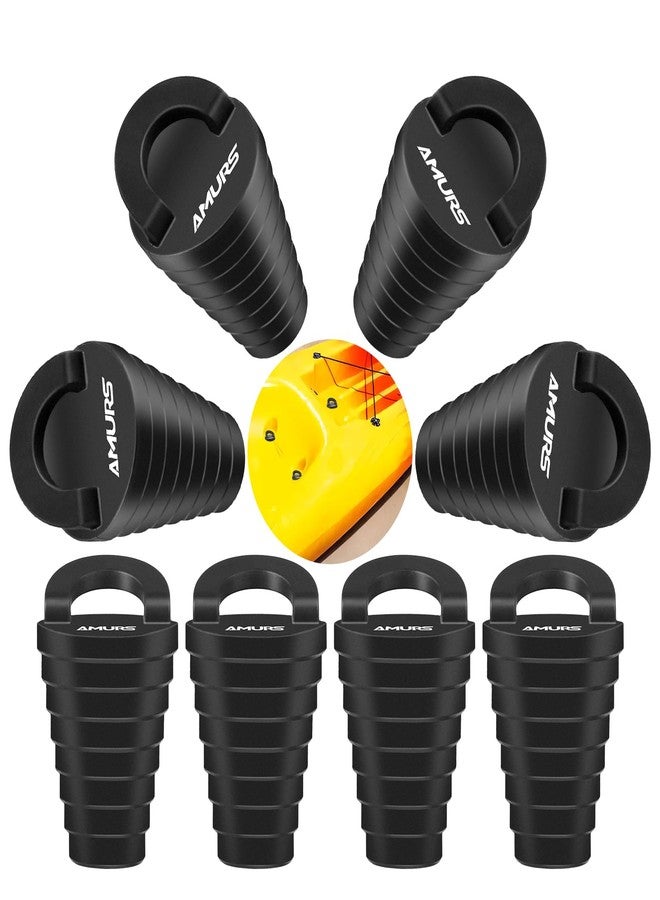 AMURS 8Pcs Upgrade Kayak Scupper Plug Drain Holes Stopper with Silicone Handle - Image 1