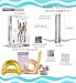 POZA 2 Pack Inflatable Jumbo Pool Noodles Floats Premium Luxurious 74 Inch Giant Water Floating Noodles Filled with Sparkle Confetti Pool Float for Swimming Pool Beach Lake - Image 4