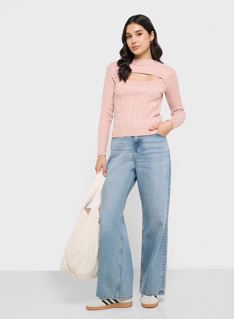 Ginger Cutout Front Sweater  - Image 4