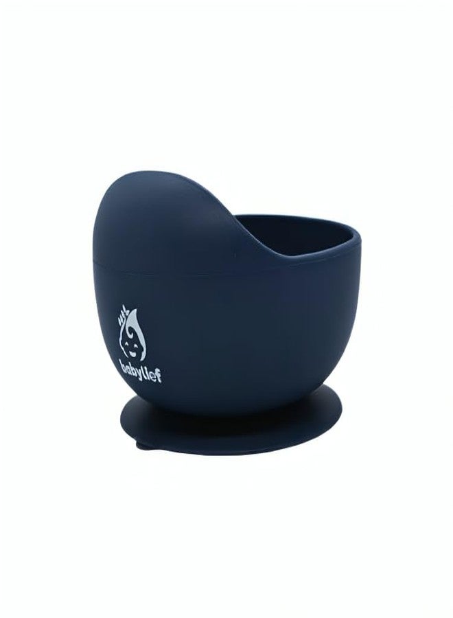 Babylief™ Silicone Baby Suction Bowl (Navy) - Image 1