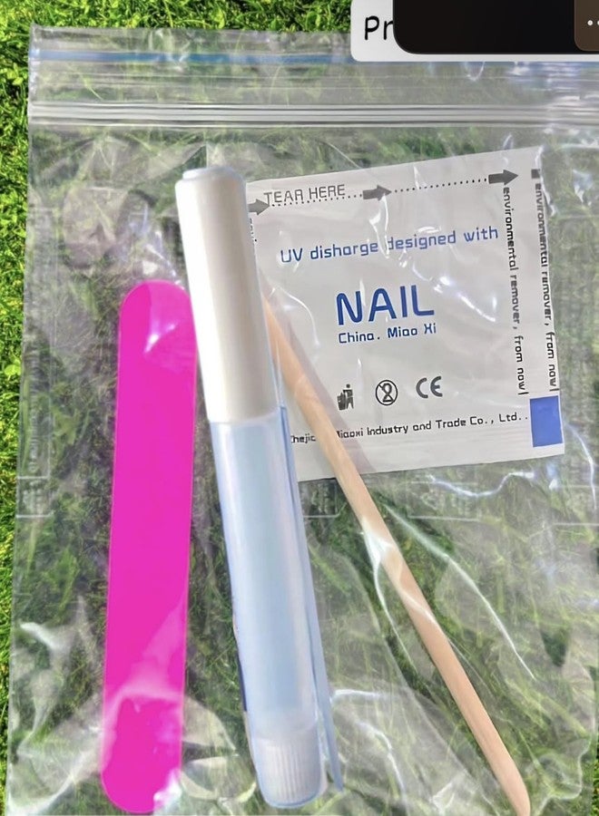 Professional Nail Art Tool Kit, 10 Pack Disposable Manicure Sets with Mini Nail File, Wooden Cuticle Stick, Prep Pad for Salon, Home, Travel Use - Image 1