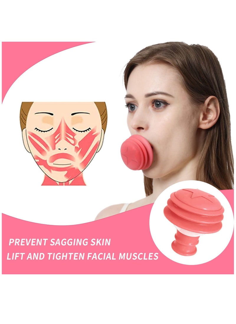 Generic Jaw Exerciser, Face Neck Toning Double Chin Reducer, Facial Blowing Exercisers Enhance Firming Lifting V Shape Lines Define Your Jawline (2 Pack)  - Image 1