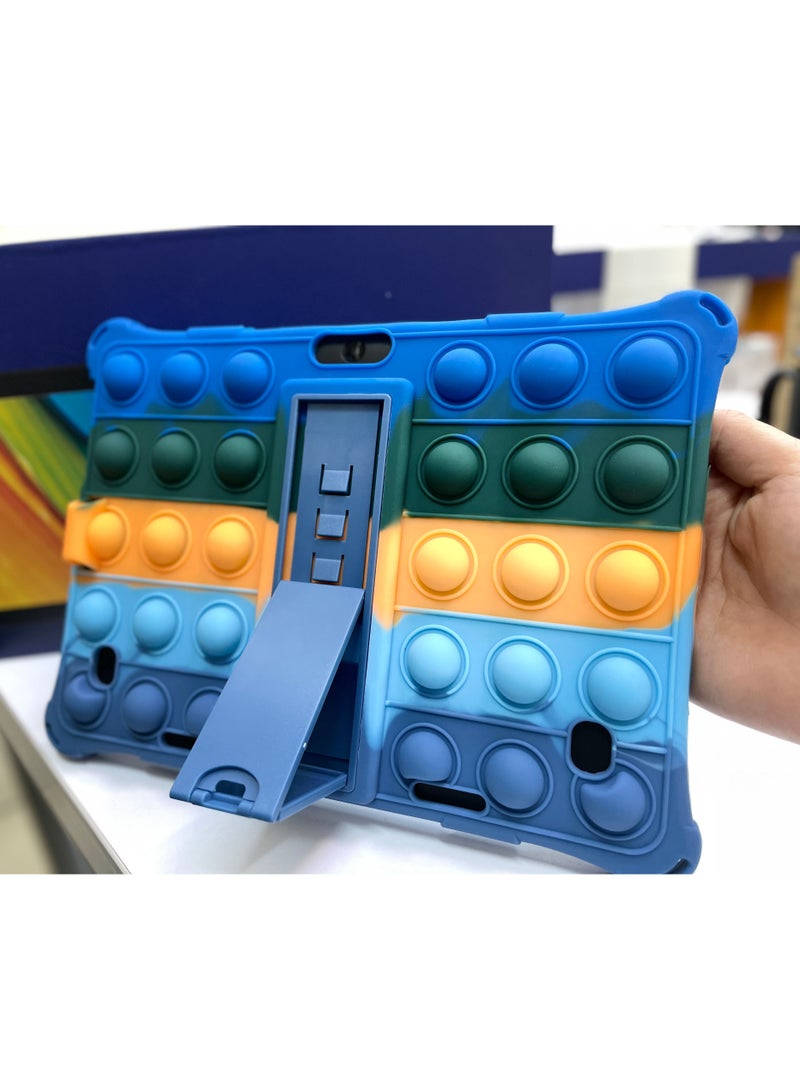 Inder 10.1-Inch Android Smart Kid Tablet Wi-Fi Bluetooth 4GB RAM 128GB ROM Android 11 with Popup Silicone Protective Cover Build-in Stand-Black - Image 3